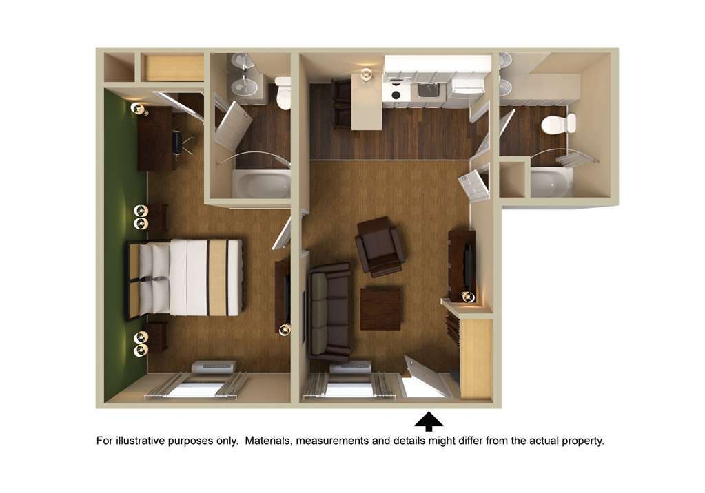Extended Stay America Suites - Austin - Arboretum - South Zimmer foto